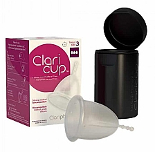 Духи, Парфюмерия, косметика Дезинфицирующая менструальная чаша, размер 3 - Claripharm Claricup Menstrual Cup