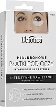 Парфумерія, косметика Гіалуронові подушечки для очей - L'biotica Hyaluronic Eye Pads
