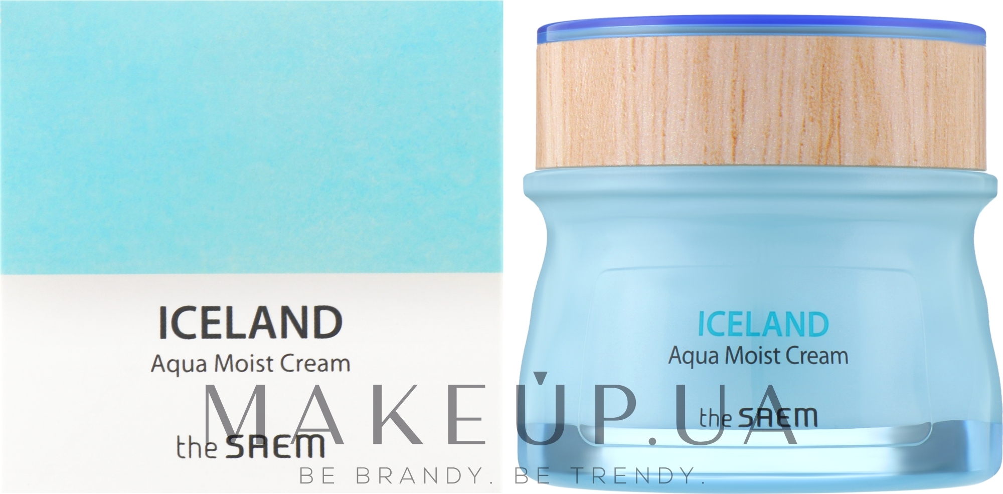 Крем для обличчя зволожувальний - The Saem Iceland Aqua Moist Cream — фото 60ml