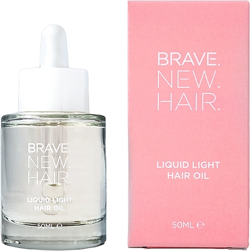 Сыворотка и масло для волос 2-в-1 - Brave New Hair Liquid Light Hair Oil  — фото N1