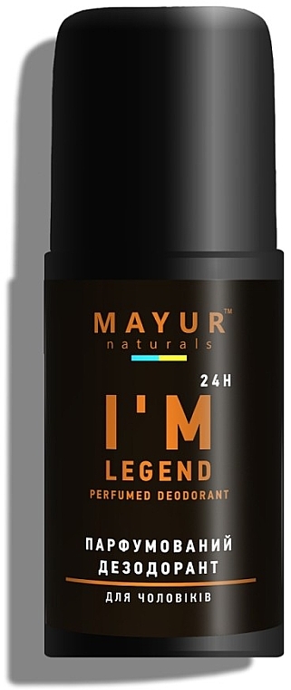 Парфумированный дезодорант для мужчин "I'm Legend" - Mayur — фото N1