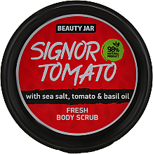 Парфумерія, косметика УЦІНКА Скраб для тіла "Signor Tomato" - Beauty Jar Fresh Body Scrub *