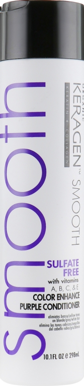 Кондиціонер для світлого та фарбованого волосся - Organic Keragen Color Enhance Purple Conditioner — фото N1