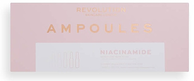Ампулы для лица с ниацинамидом - Revolution Skincare Niacinamide 7 Day Even Skin Plan Ampoules — фото N3