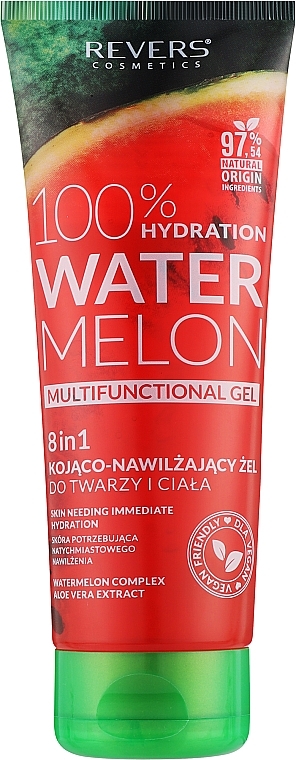 Гель багатофункціональний "Кавун" - Revers Watermelon Multifunctional 8 in 1 Gel — фото N1