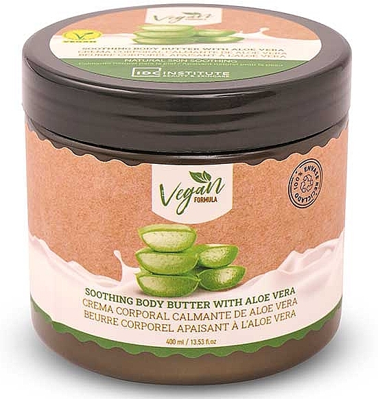 Крем-баттер для тела - IDC Institute Vegan Formula Aloe vera Body Butter — фото N1
