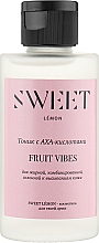 Духи, Парфюмерия, косметика Тоник для лица "Fruit Vibes" с АХА-кислотами - Sweet Lemon