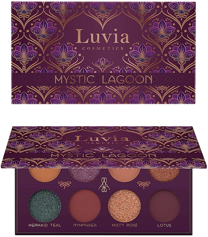 Палетка тіней для повік - Luvia Cosmetics Mystic Lagoon Eyeshadow Palette — фото N1