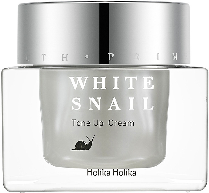 Осветляющий крем для лица - Holika Holika Prime Youth White Snail Tone Up Cream — фото N1