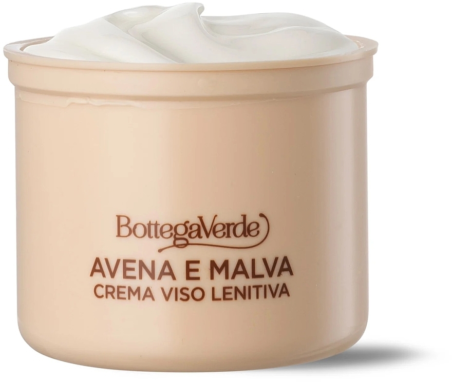 Крем для лица - Bottega Verde Avena & Malva Face Cream Refill (сменный блок) — фото N1