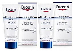 Парфумерія, косметика Набір кремів для ніг - Eucerin Urea Repair Plus Foot Cream 10% Urea (foot/cr/2x100ml)