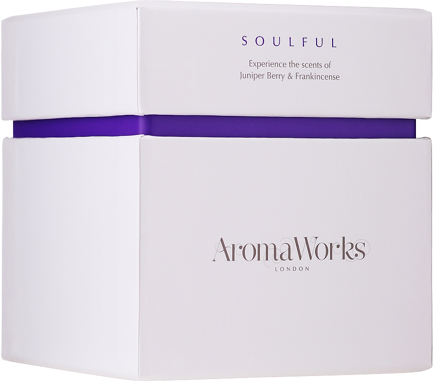 Ароматична свічка "Душевність" - AromaWorks Soulful Candle — фото N3