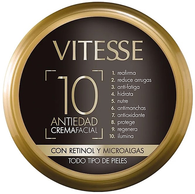 Антивіковий крем для обличчя 10 в 1 - Vitesse Anti Aging Cream 10-in-1 — фото N1