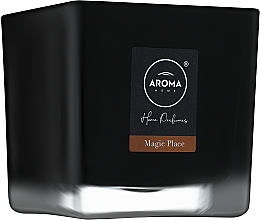 Парфумерія, косметика Aroma Home Black Series Magic Place - Ароматична свічка