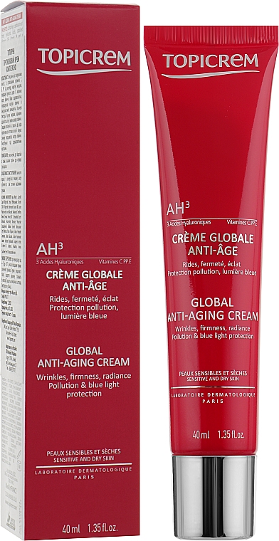 Противіковий крем для обличчя - Topicrem Global Anti-Aging Cream — фото N2