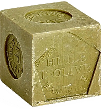 Традиционное Марсельское мыло, без упаковки - La Corvette Cube Olive 72% Soap Without Pack — фото N3