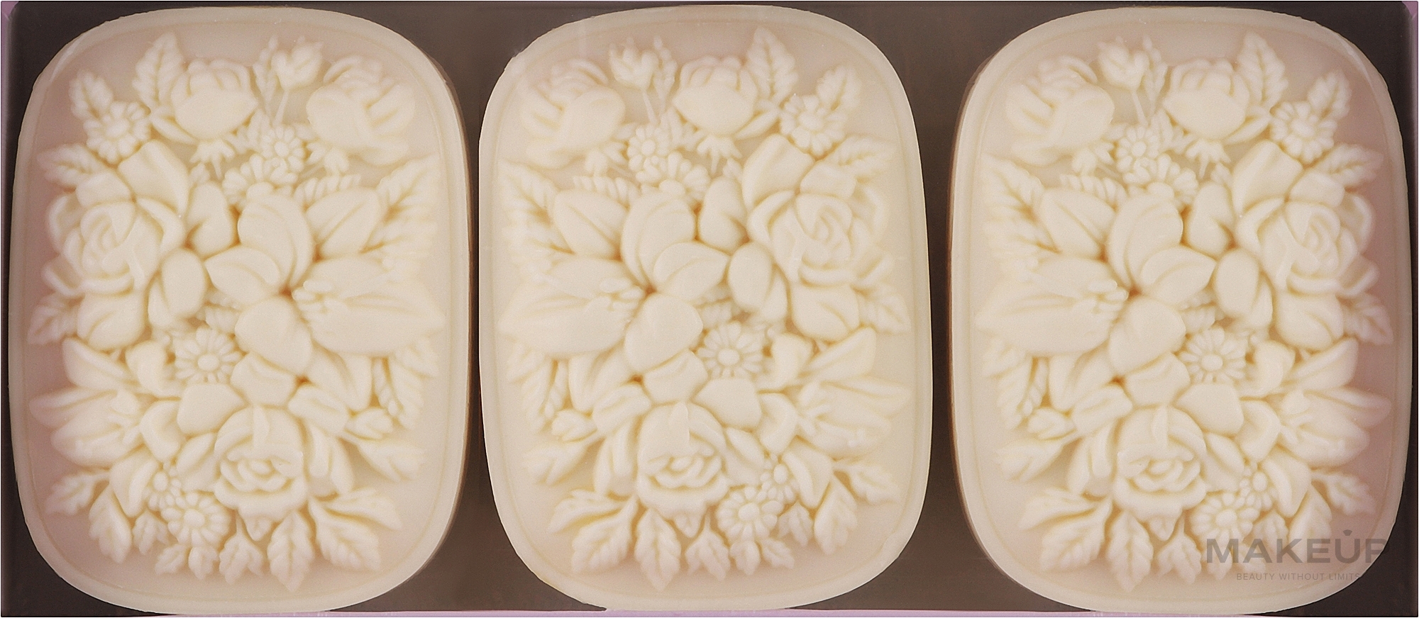 Набір мила овальної форми "Лаванда" - Saponificio Artigianale Fiorentino Lavender Soap — фото 3x125g