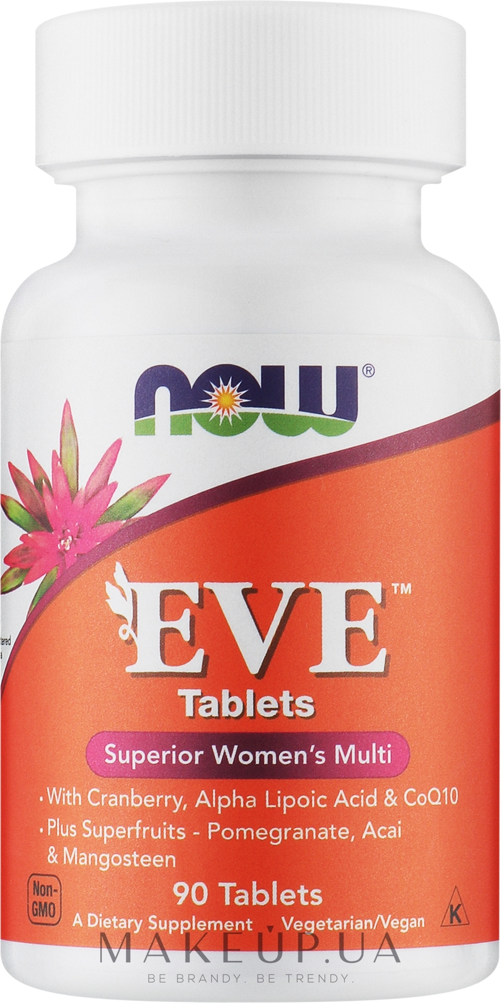 Мультивитамины в таблетках для женщин - Now Foods Eve Womans Multi — фото 90шт