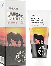 Парфумерія, косметика Крем для рук з конячою олією - Lebelage Horse Oil Moisturizing Hand Cream