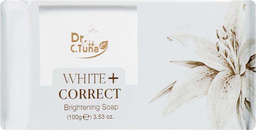 Отбеливающее мыло для лица - Farmasi Dr. Tuna White + Correct