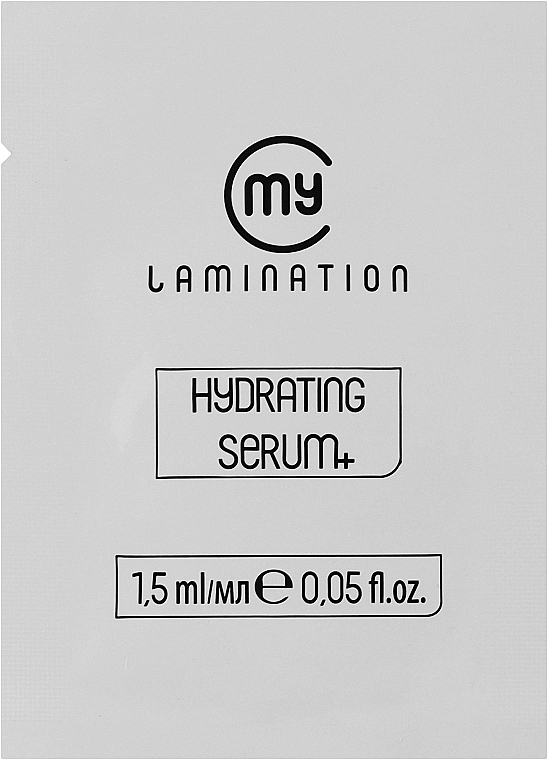 Глибокий догляд за віями - My Lamination Hydrating Serum + №3 (пробник) — фото N1