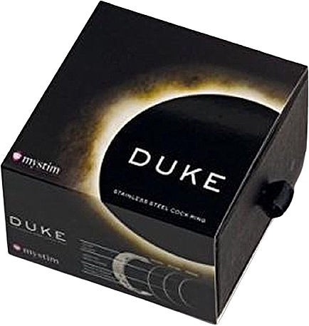 Эрекционное кольцо, 51 мм, матовое - Mystim Duke Strainless Steel Cock Ring  — фото N1