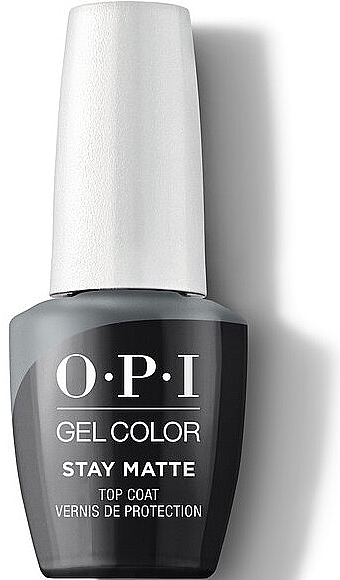 Матовое топовое покрытие для ногтей - OPI. Gel Color Stay Matte Top Coat — фото N1