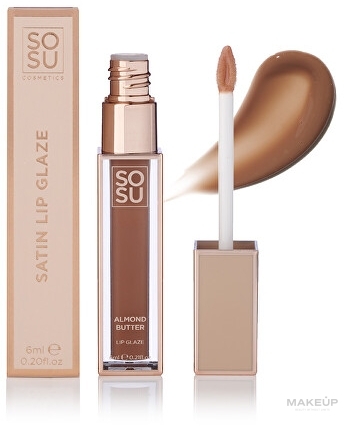 Блеск для губ - Sosu by SJ Shimmer Lip Glaze — фото Almond Butter