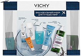 Парфумерія, косметика Набір - Vichy (emulsion/3ml + cr/30ml + water/30 ml + tonic/30ml + booster/10ml +. sh/100ml + pounch)