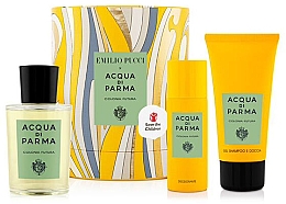Парфумерія, косметика Acqua Di Parma Colonia Futura - Набір (edc/100ml + sh/gel/75ml + deo/50ml)