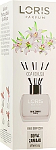 Аромадифузор «Біла лілія» - Loris Parfum Exclusive White Lily Reed Diffuser — фото N1