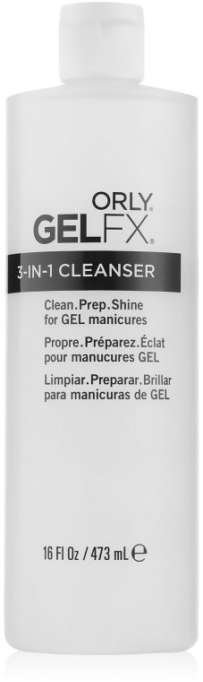 Очиститель для ногтей 3в1 - Orly Gel FX 3-in-1 Cleanser — фото N2