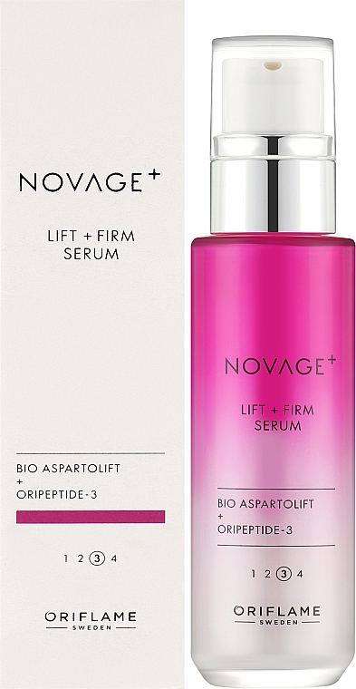 Сироватка-ліфтинг для обличчя - Oriflame Novage+ Lift + Firm Serum — фото N2