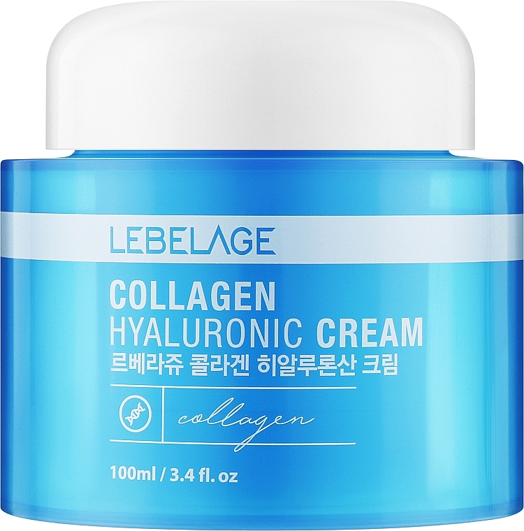 Крем для лица с гиалуроном и коллагеном - Lebelage Collagen Hyaluronic Cream — фото N1