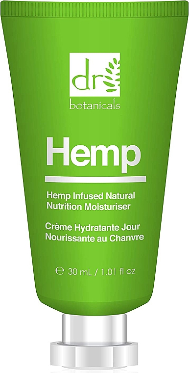 Зволожувальний денний крем для обличчя - Dr. Botanicals Hemp Infused Natural Nutrition Moisturiser — фото N1