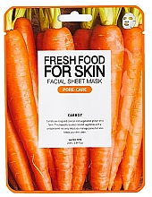 Парфумерія, косметика Тканинна маска для обличчя "Морква" - Superfood For Skin Facial Sheet Mask Carrot Pore Care