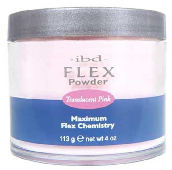 Акриловая пудра, прозрачно-розовая - IBD Flex Powder Translucent Pink — фото N4
