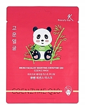 Тканинна маска для обличчя - Beauty Kei Micro Facialist Boosting Coenzyme Q10 Essence Mask — фото N1