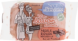 Парфумерія, косметика Мило з червоною глиною - Secrets De Provence My Soap Bar Wood Of Provence Perfume