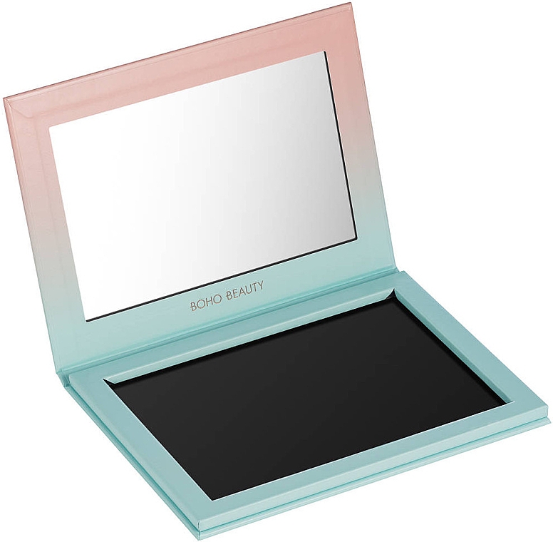 Магнітна палетка-футляр для 24 тіней - Boho Beauty Pinki Aqua Palette — фото N1