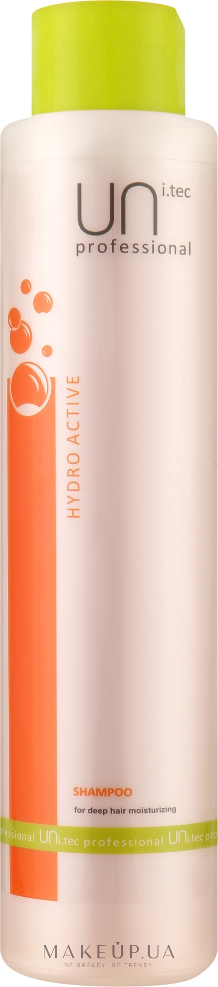 Шампунь для глибокого зволоження волосся - UNI.tec Professional Hydro Active Shampoo — фото 750ml