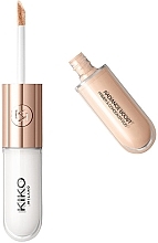 Парфумерія, косметика Праймер і консилер для очей - Kiko Milano Radiance Boost Primer & Concealer Primer Duo