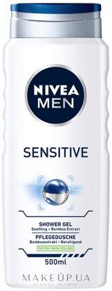 Гель для душу «Для чутливої шкіри»  - NIVEA MEN Sensitive Shower Gel — фото 250ml
