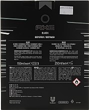 Набір - Axe Black (sh/gel/250ml + deo/150ml) — фото N2