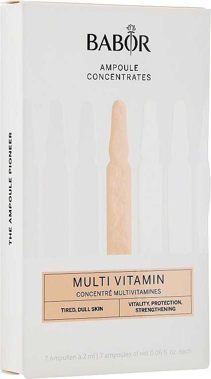 Укрепляющие ампулы для лица - Babor Ampoule Concentrates Multi Vitamin
