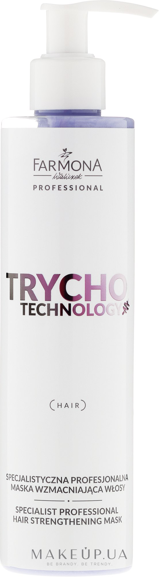 Специализированная маска для укрепления волос - Farmona Professional Trycho Technology Specialist Hair Strengthening Mask — фото 250ml