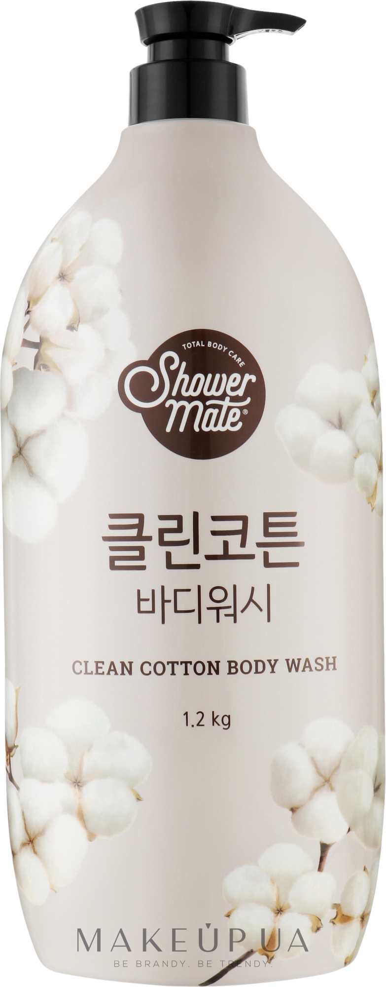 Гель для душу «Ніжність бавовни» - KeraSys Shower Mate Clean Cotton Body Wash — фото 1200ml