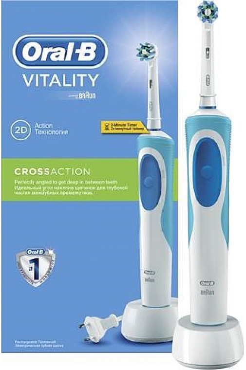 Электрическая зубная щетка - Oral-B Vitality Precision Clean/D12 — фото N3