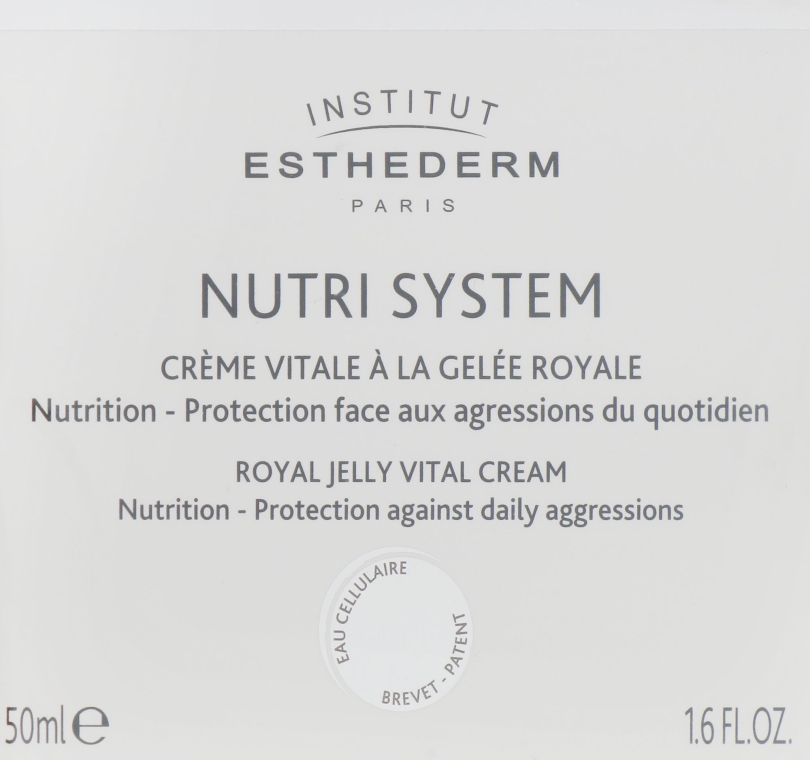 Крем-желе для лица с маточным молочком - Institut Esthederm Nutri System Royal Jelly Vital Cream