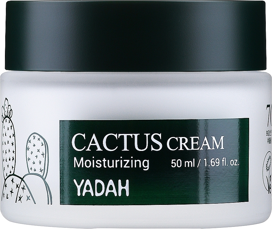 Зволожувальний крем для обличчя з кактусом - Yadah Moisturizing Cactus Cream